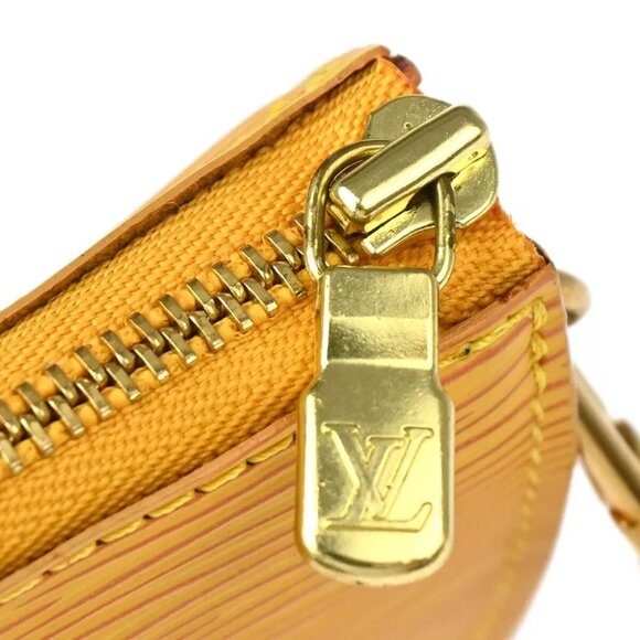 Louis Vuitton Yellow Epi Pochette Accessoires Handbag - Picture 4 of 7